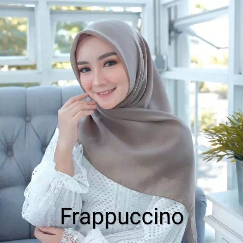 PROMO!!! Hijab Bela Square / Kerudung Segiempat Polos BELLA SQUARE Premium anti letoy