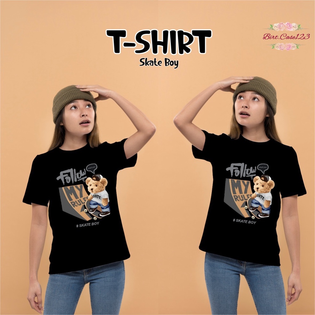 BAJU KAOS SHIRT PRIA WANITA UNISEX STREETWEAR KAOS SURFING PAKAIAN ATASAN CEWEK COWOK TSHIRT BC6677