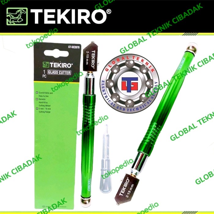 

Cutter Tekiro Pisau Pemotong Kaca & Keramik / Oil Glass Cutter