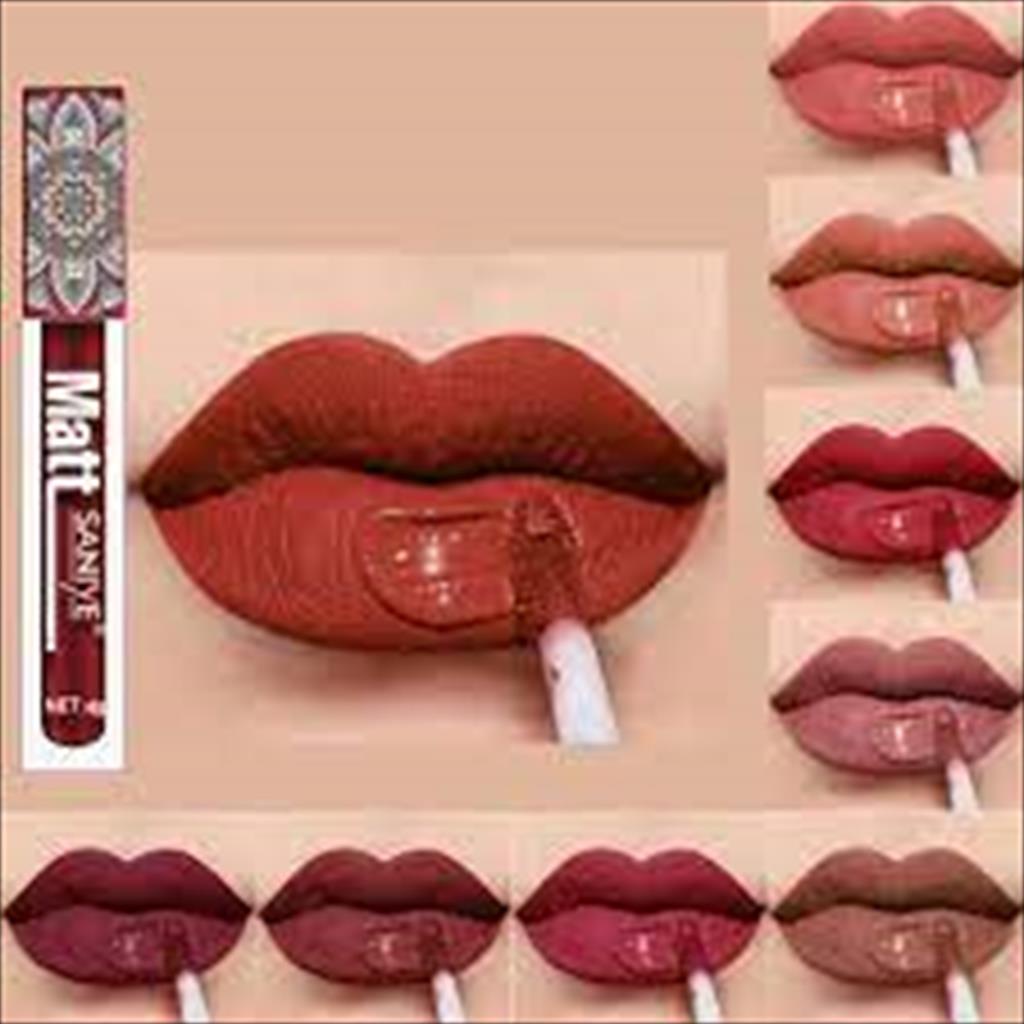 SANIYE MATT LIPSTICK 4ML / MATT LIQUID LIPSTICK TAHAN LAMA