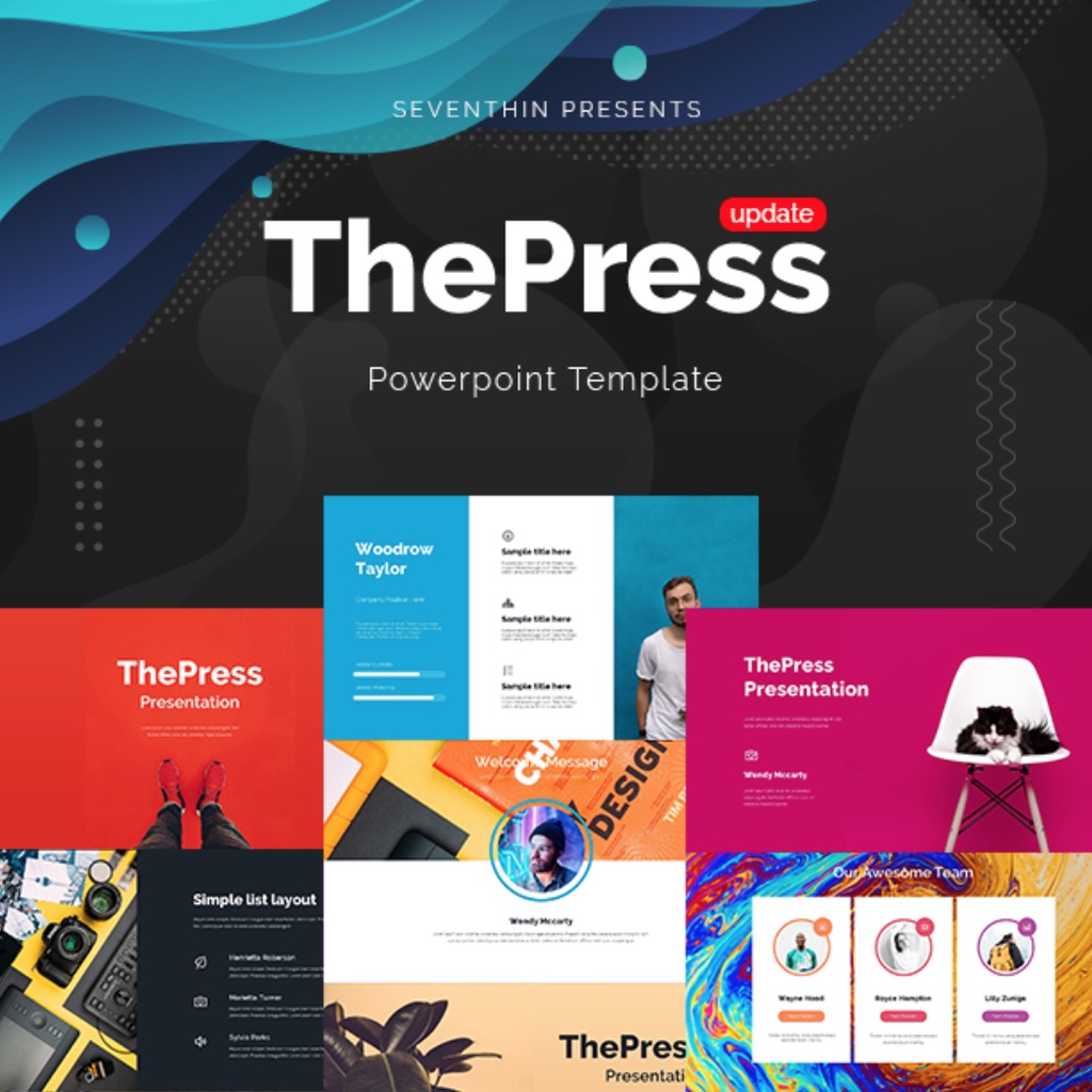 

NS PROMO The Press Animated Powerpoint Presentation Templates Premium Slide Free Update | Koleksi Template PowerPoint