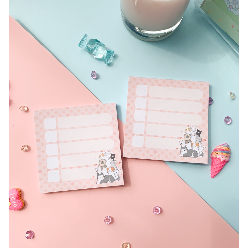 【GOGOMART】Kertas Memo Memopad Memo Notepad / Memo Catatan Bukan Sticky Notes Tempel - MM017