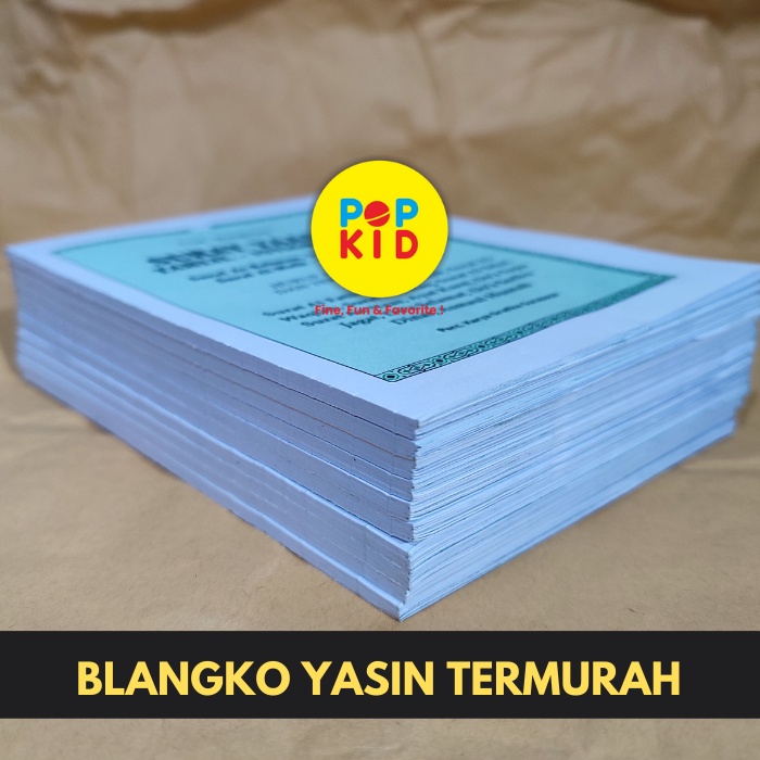 GROSIR BLANGKO YASIN TANPA COVER 128 HALAMAN LEM - TERLARIS