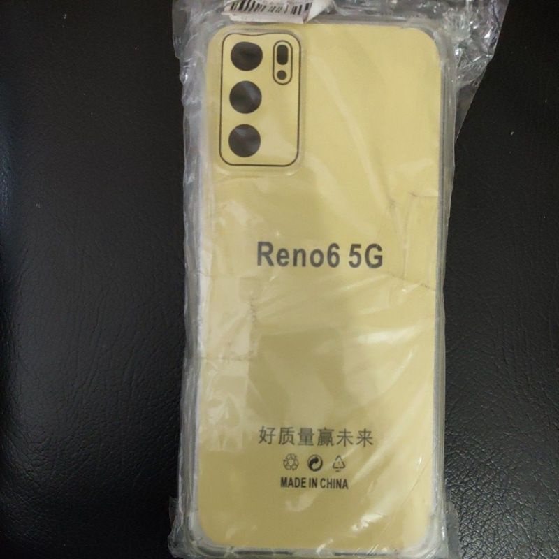 anticrack clear soft case oppo reno 6 5g