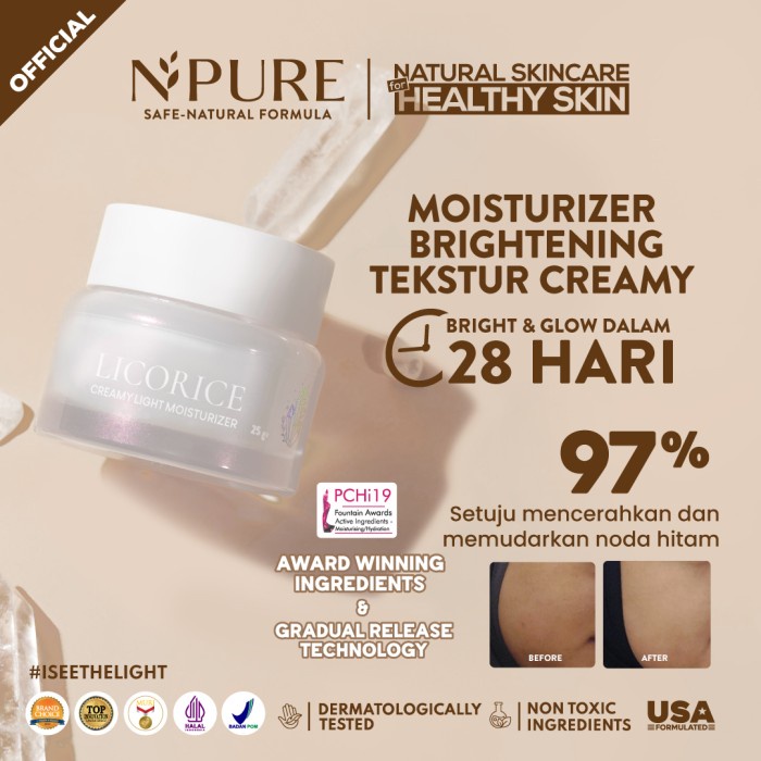 NPURE LICORICE CREAMY LIGHT MOISTURIZER
