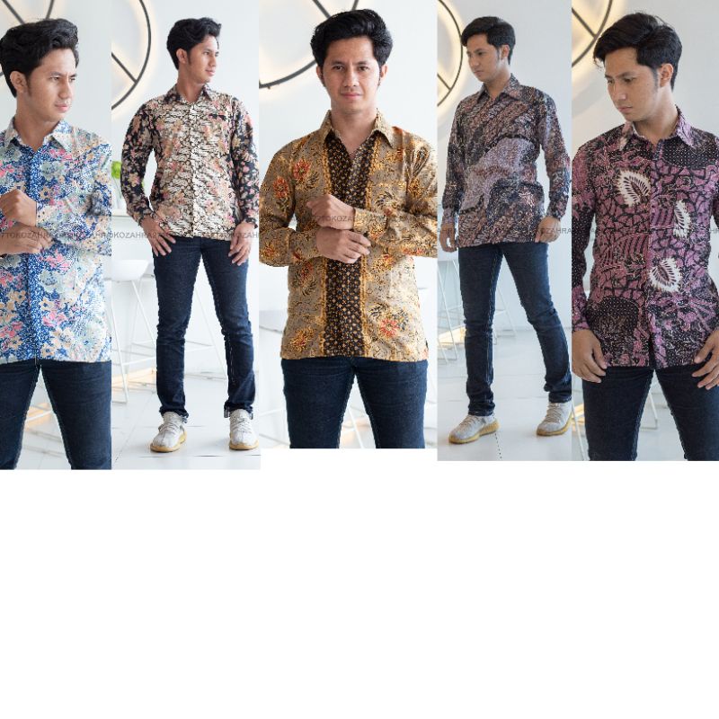 Kemeja Panjang Batik Motif Azalea By Zahratul27