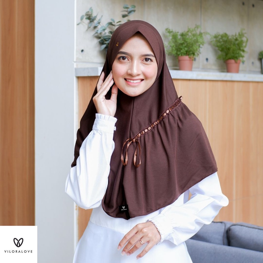 VILORALOVE MODEL BARU VIONA JILBAB KERUDUNG SEKOLAH  SD SMP SMA PREMIUM