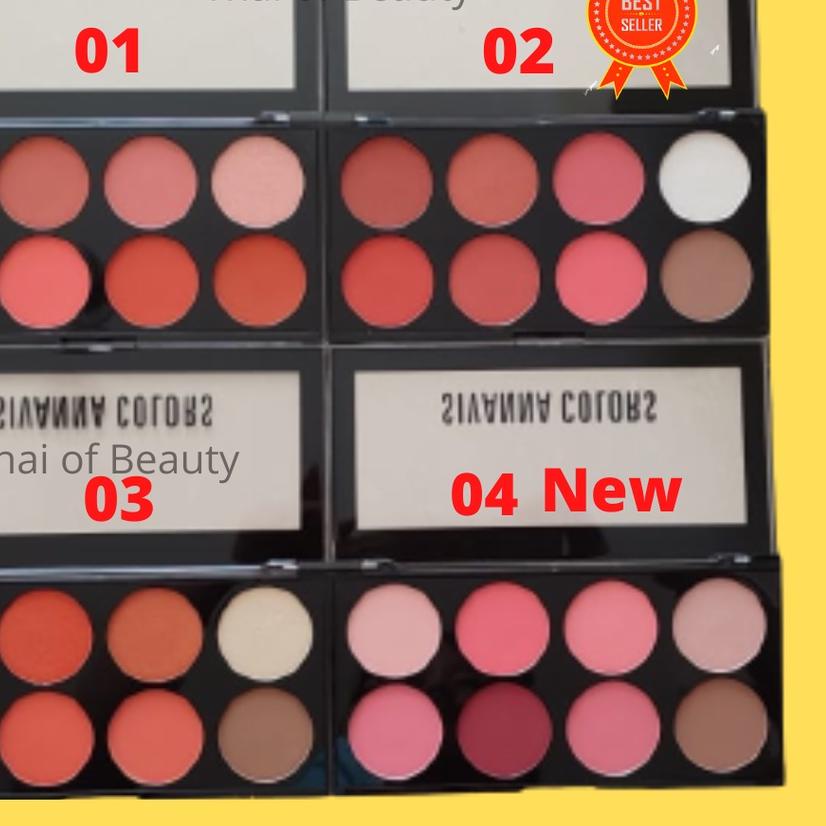 ♘ Sivanna Colors Ultra Blush On Palette ORIGINAL THAILAND | Blush On Sivanna Contour ♤