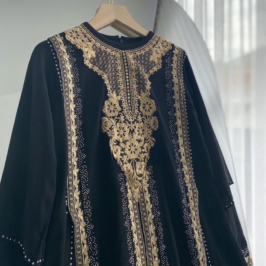 ABAYA NAJLA / Gamis Turkey / Longdress Muslimah / Maxy Formal / Busana Muslim / Dress Kondangan / Pakaian Mewah Arabic