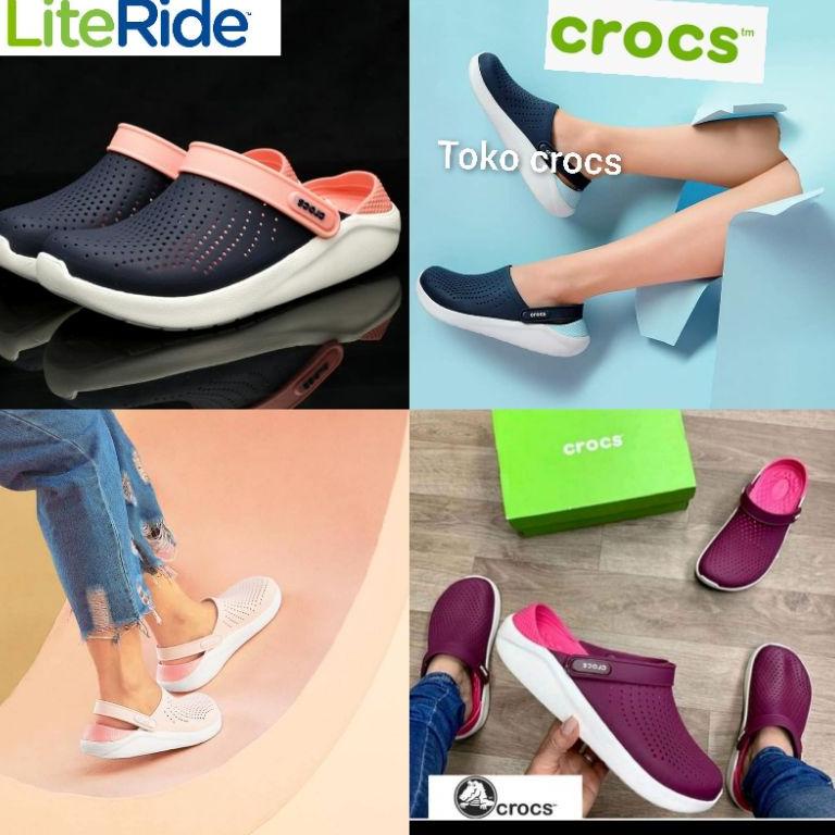 Ready Crocs Literide Women / crocs clog Literide / Sandal crocs Literide / Sandal wanita