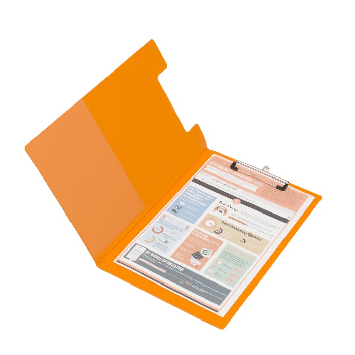 

Papan Jalan Bantex Clipboard With Cover Folio Mango #4211 64