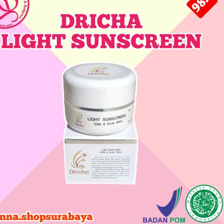 ♪ TERLARIS TERBESTSELLER LIGHTSUNACREEN DRICHA BYE DR IKA DRICHA SKINCARE READY STOCK SIAP KIRIM ♝