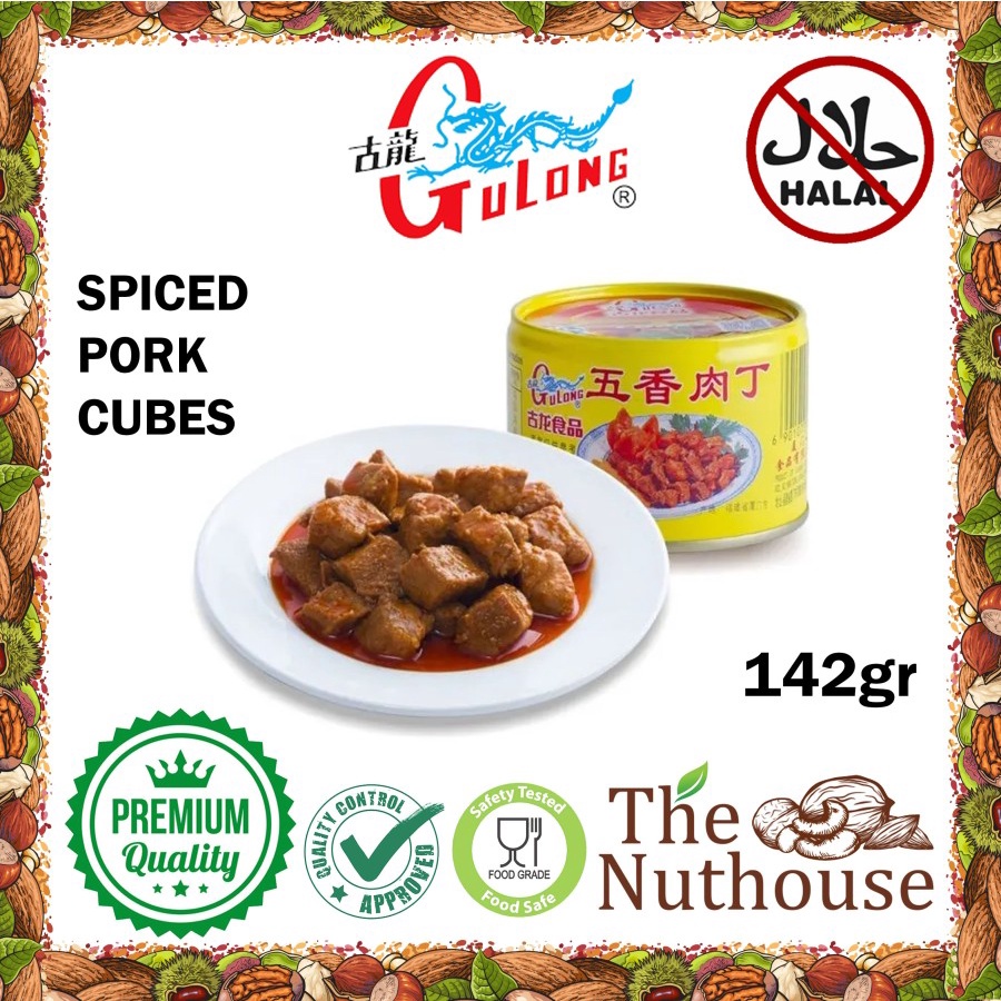 Gulong Spiced Pork Cubes / Potongan Daging Babi Bumbu Kecap 142gr