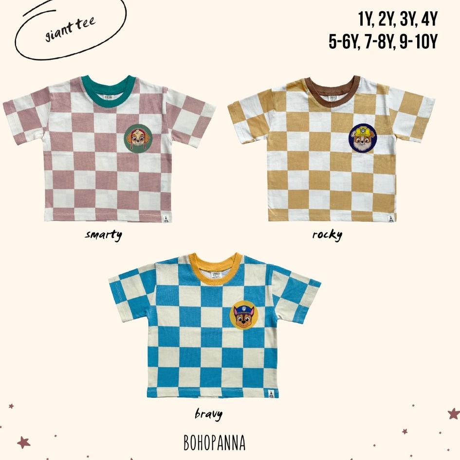 ✹ BOHOPANNA - GIANT TEE PAW PATROL- KAOS ANAK ●