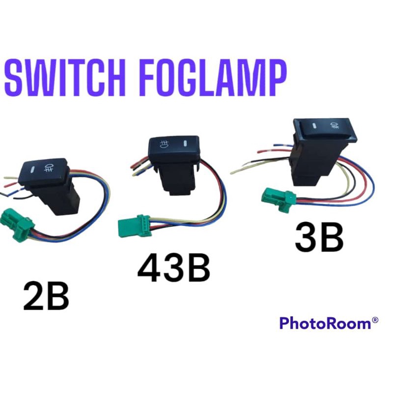 saklar foglamp saklar lampu kabut switch foglamp push on push off