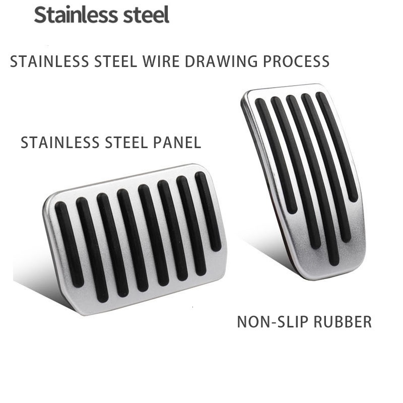 Sarung Pedal Kaki Mobil Rem Gas Mobil Matic Stainless Steel Tesla Model 3 Tesla  Y anti Slip