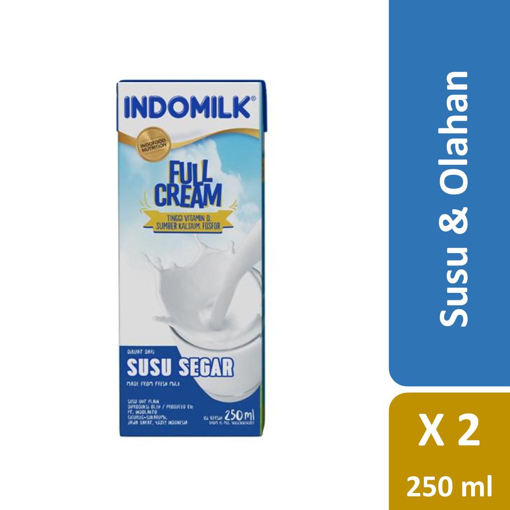 

Indomilk Full Cream UHT 250 ml - 2 Pcs