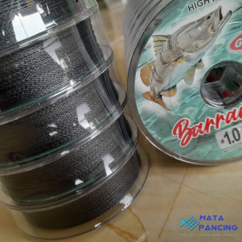 Benang Pancing PE Gen-X Barramundi x4 50m connecting solid colour baramundi