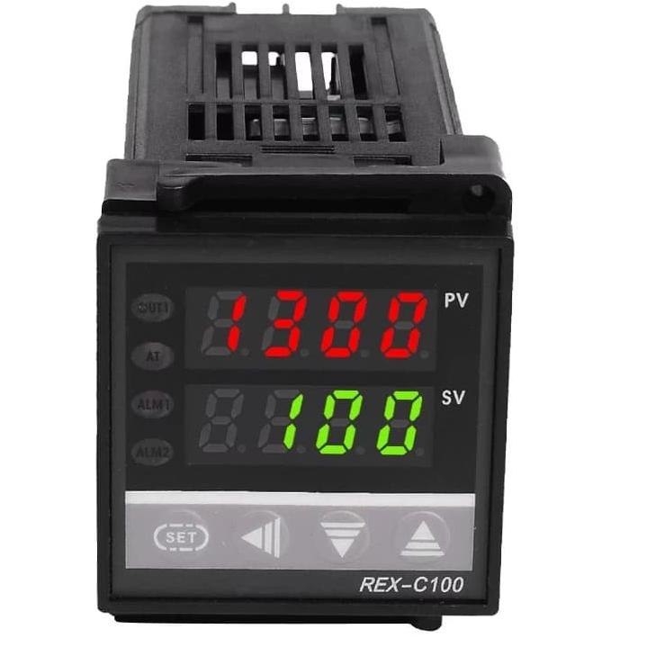 ♫ PID Rex RKG C100 Rex-C100 Output SSR 220V AC C 400C Module Modul Digital Temperature Temperatur Su