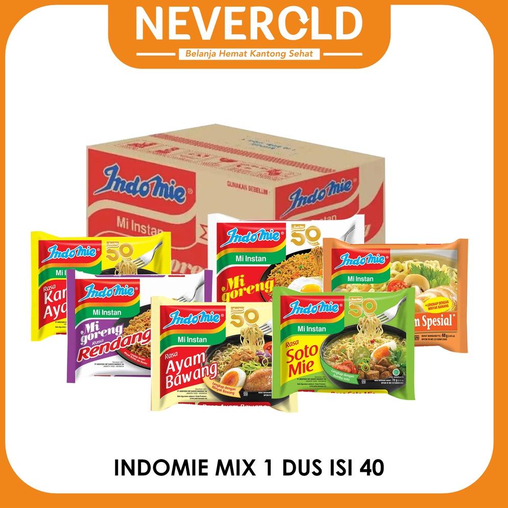 

>XG34448< Indomie 1 Dus isi 40 (bisa campur)