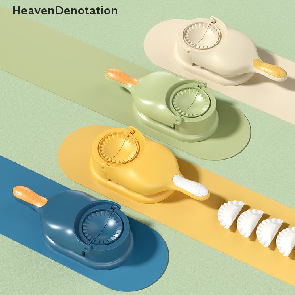 [HeavenDenotation] Set Alat Penekan Adonan 2in1 Set Alat Penekan Adonan DIY Dumplings Mold HDV