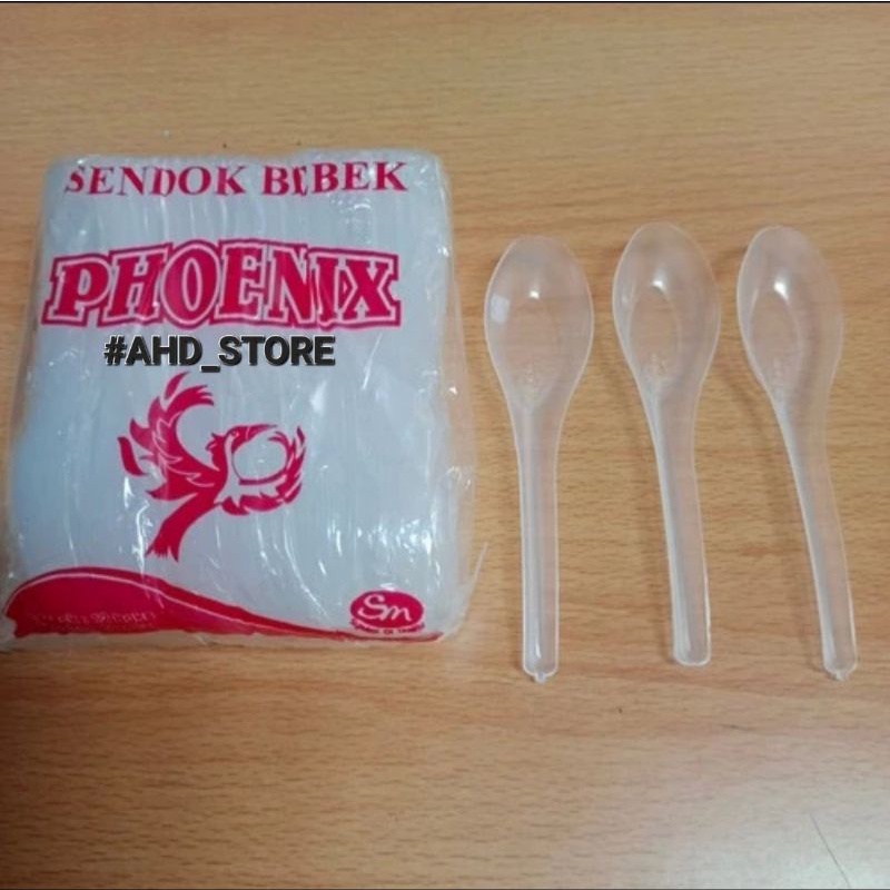 Jual Sendok Plastik Bebek Phoenix Bening Isi 144 Pcs Shopee Indonesia