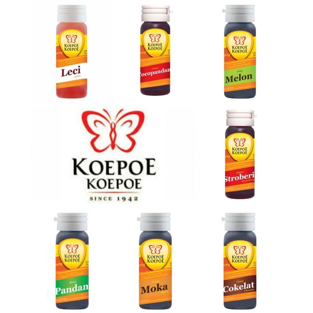 

KOEPOE PASTA , PERISA DAN PEWARNA MAKANAN 25Ml (1pcs)