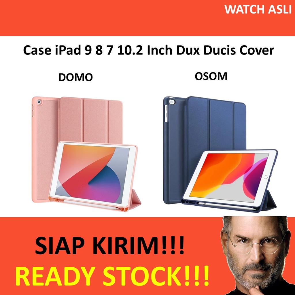 Case iPad 9 8 7 10.2 Inch 2021 Gen Dux Ducis DOMO OSOM Cover Casing