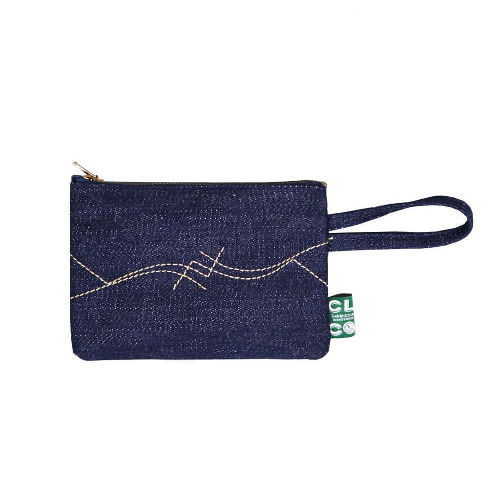 Classyland - Pouch Bag Denim - Tas Kecil Denim