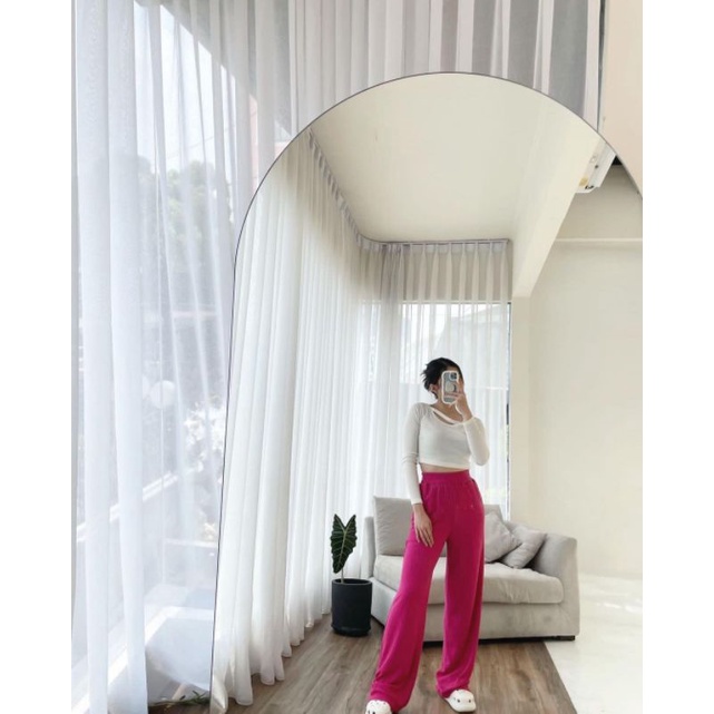 Celana Kulot Murah Kulot Knit Premium - Long Cullote Meera Pants - Korean Loose Pants Trousers Wanita - Loungewear - Celana Kulot Jumbo - Kulot Highwaist - Kulot Jumbo - Kulot Murah - Kulot Murah - Celana Panjang Wanita - Fashion Style