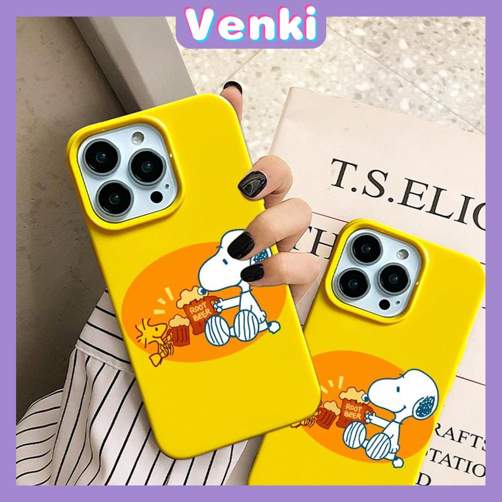 iPhone Case Soft TPU Glossy Yellow Candy Case Cute Cartoon Dog Camera Protection Shockproof For iPhone 14 13 12 11 Pro Max 7 8 Plus X XR