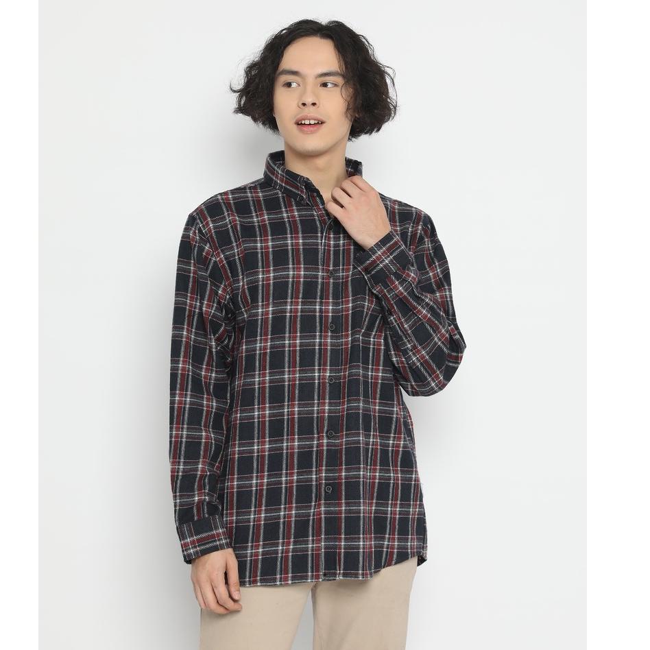 MURAH Erigo Flannel Cajanus Navy