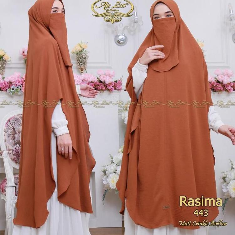 Tren Terbaru Hijab cringkle jumbo / khimar cringkle rasima ori aje zas collection / jilbab kringkel 