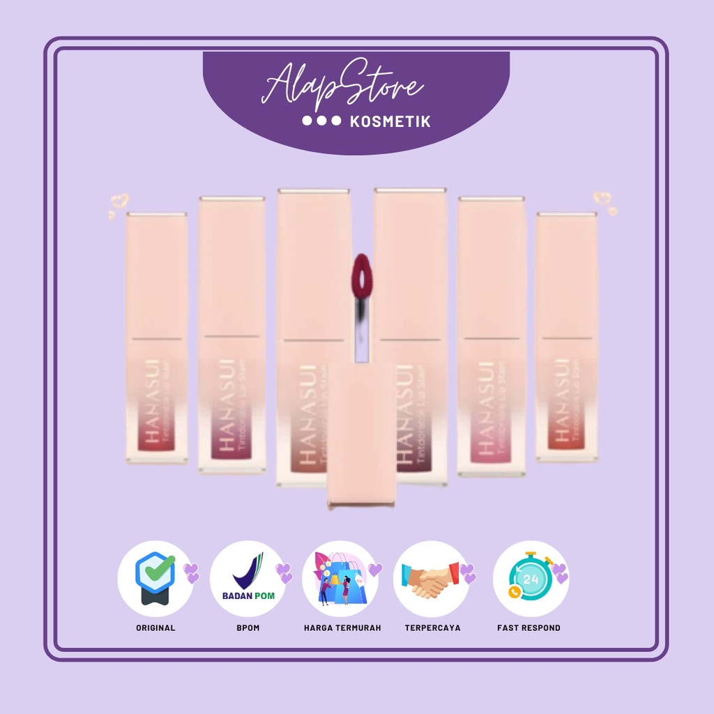 Hanasui Tintdorable Lip Stain Liptint Original 100% Termurah