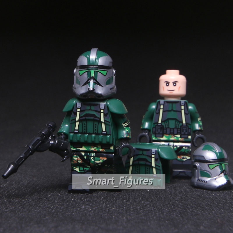 Star Wars Minifigures Set Darth Vader Commander Doom Cody Duri Boba Fett Cara Dune Appo Mini Figure Mainan Hadiah