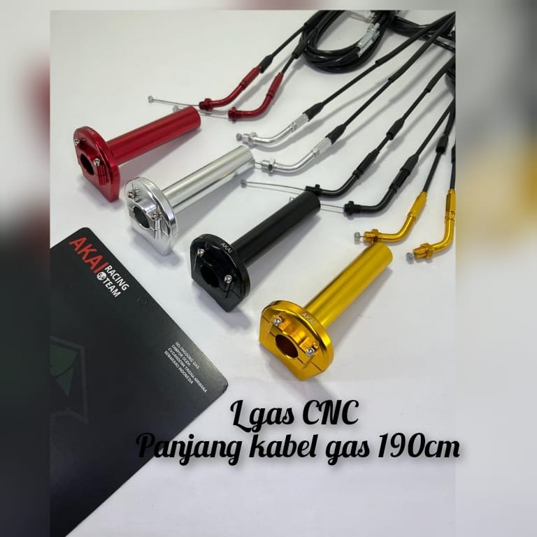 gas spontan KTC 2kabel gaspontan akai racing 2kabel gas  universal gas spontan variasi full cnc nmax ninja vixion vario cbr pcx aerox gsx