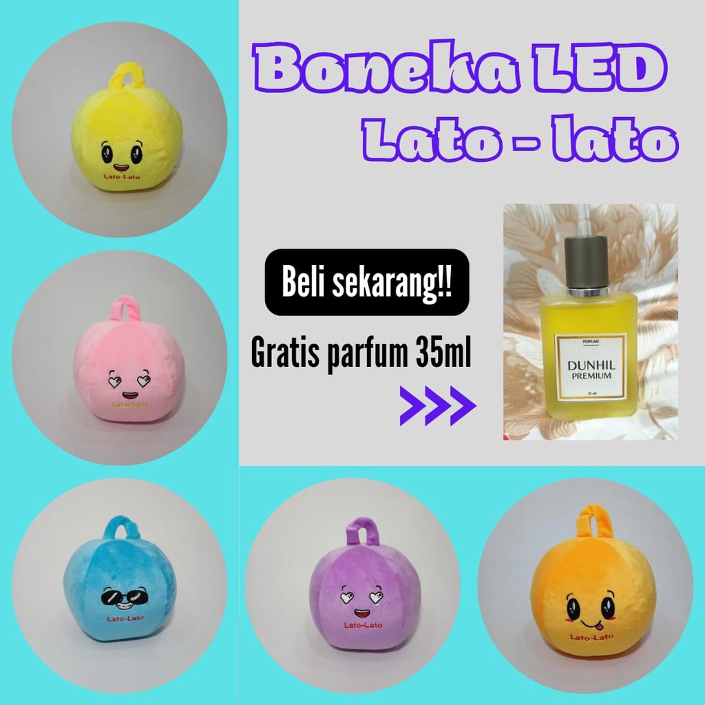 Boneka lato lato led / Boneka lato lato viral ukuran M