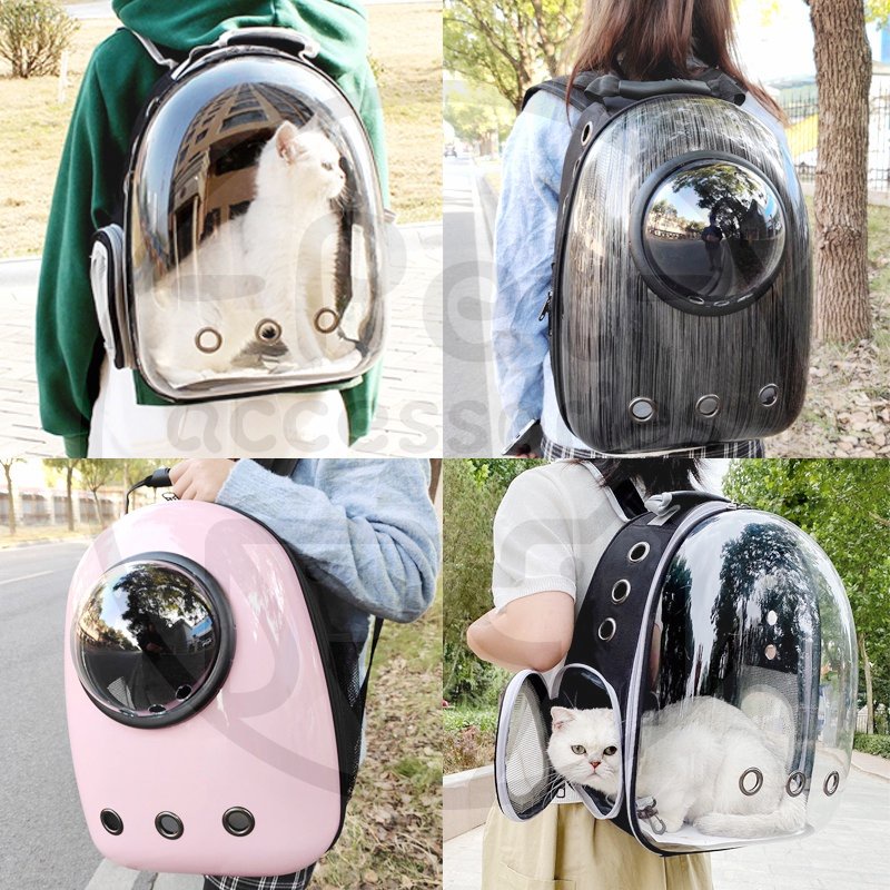 Tas Ransel Hewan kucing Tas Astronot Transparan Kucing Anjing Pet Bag