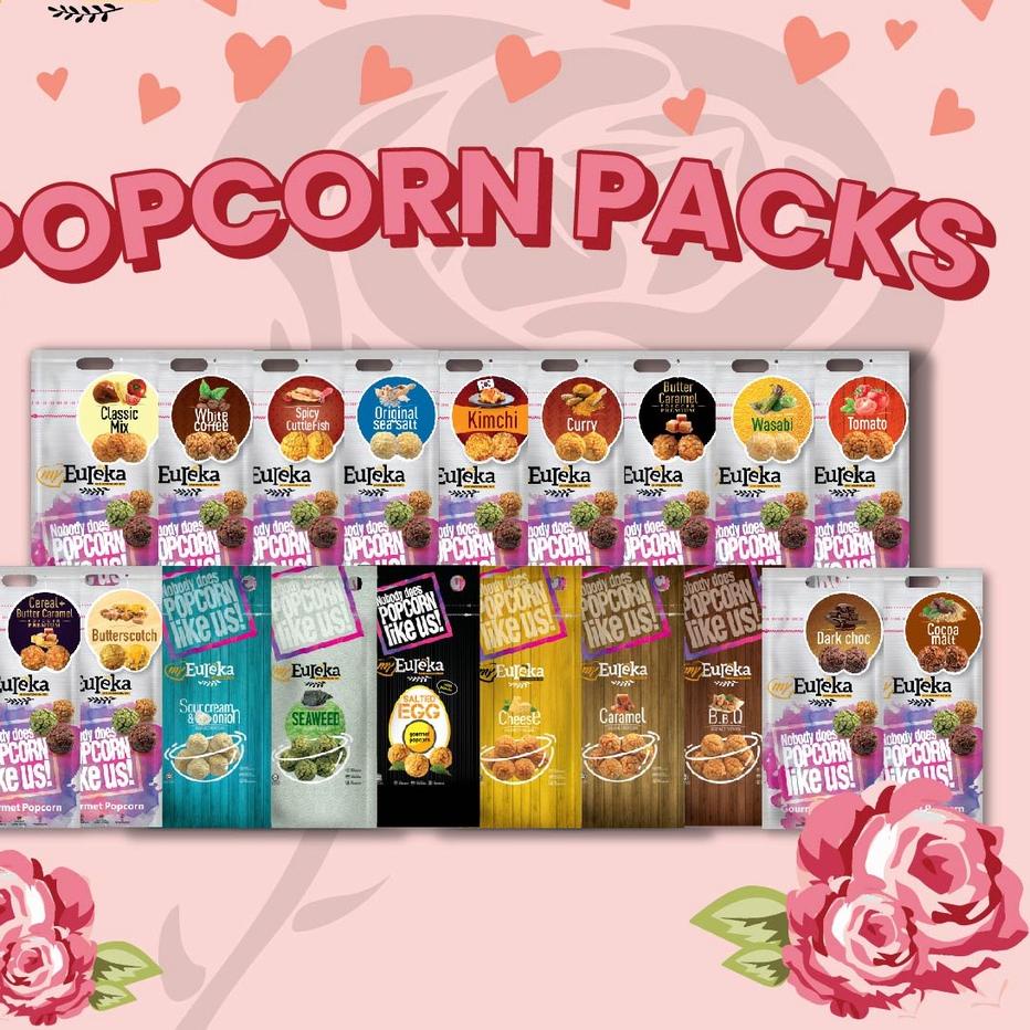 

✈ EUREKA POPCORN PACKS 140g ⅎ