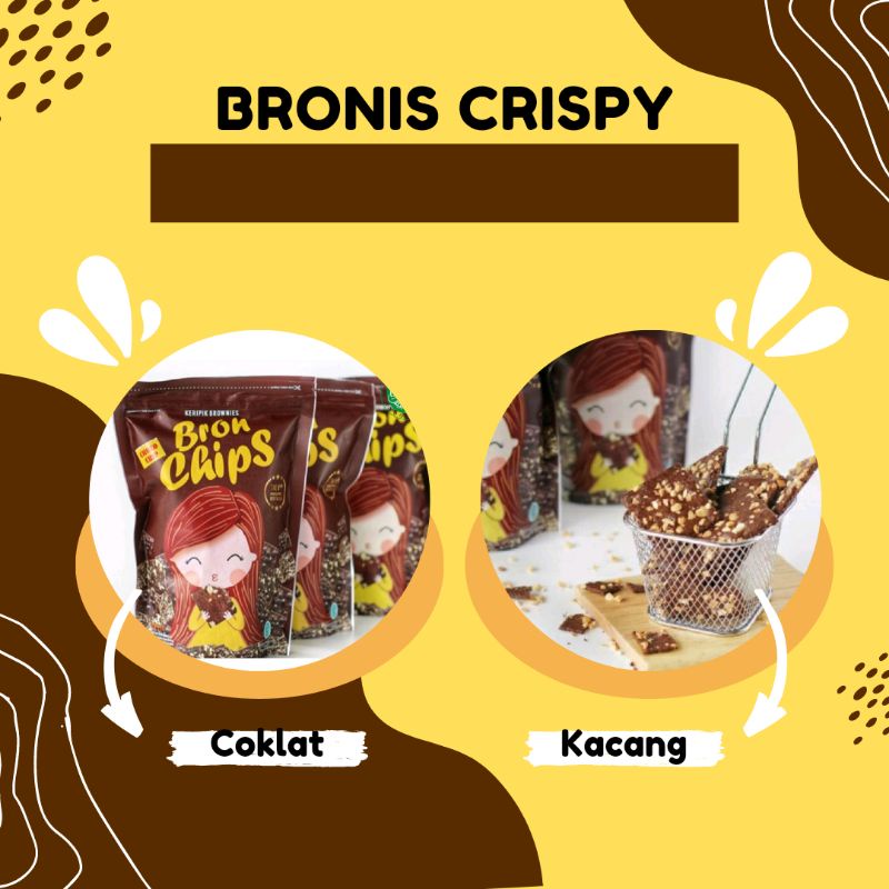 

Bronchips snack brwonies chrispy cemilan enak