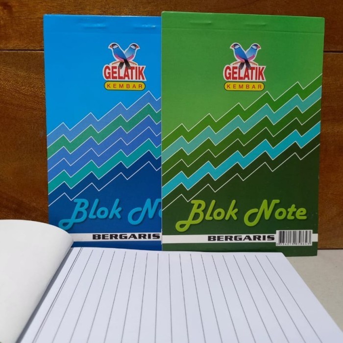 

Block Blok Note Bergaris Gelatik Kembar