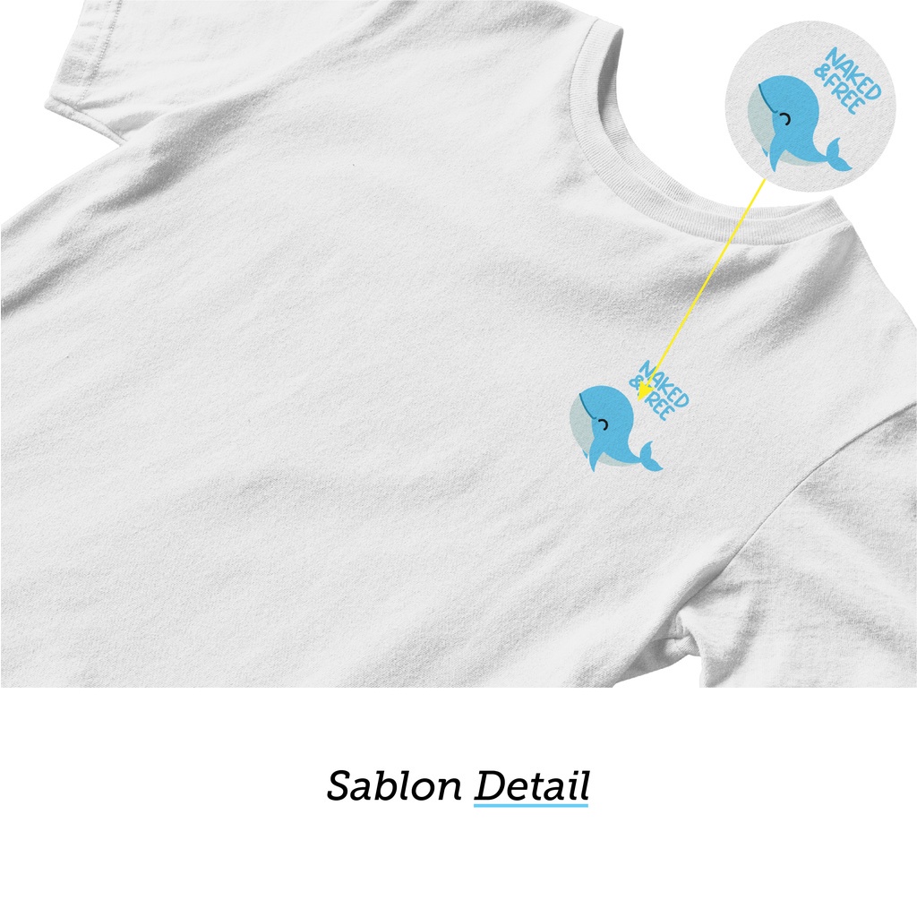 Bonanzakid Kaos Polos Bayi Anak Nafwhal TBasic Series Bahan Cotton Combed 30S