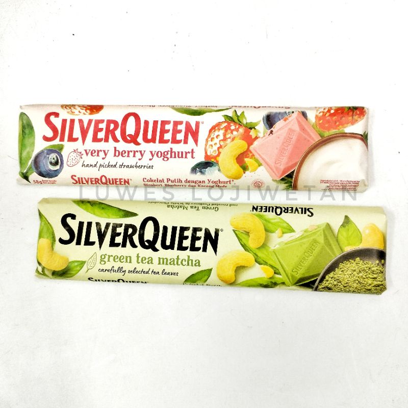 

SILVERQUEEN Greentea Matcha / Very Berry Yoghurt 58gr