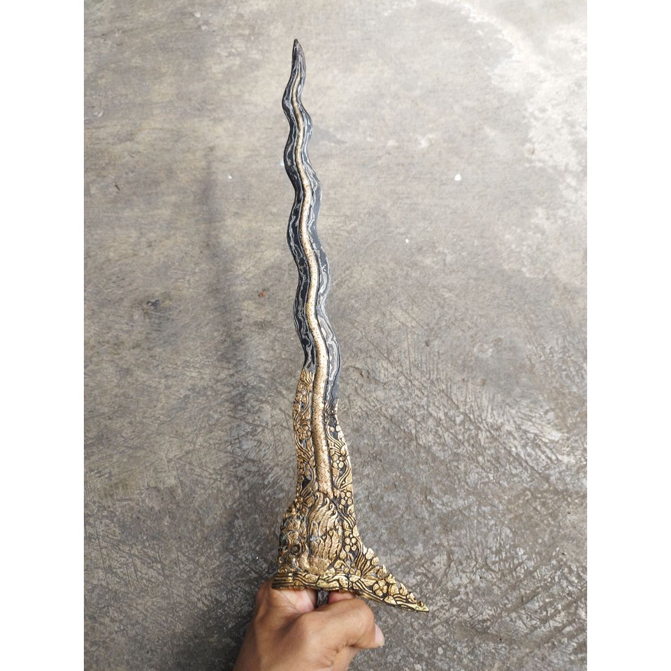 Keris Kinatah Naga Manglar Luk 11