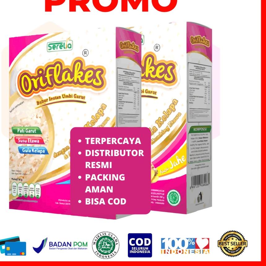 

۞ ORIFLAKES GASTRO Maag Asam Lambung Sereal Pati Umbi Garut 350 gram ✥