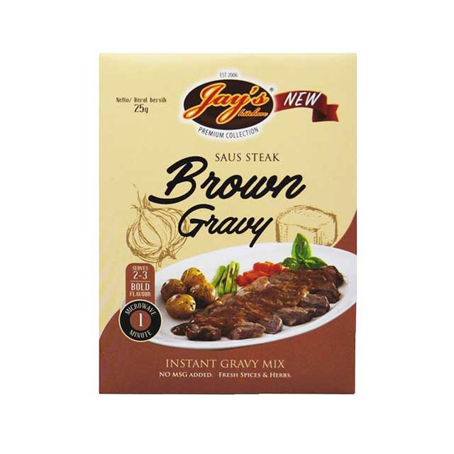 

JAY'S BLACK PEPPER SAUCE STEAK 25 GR