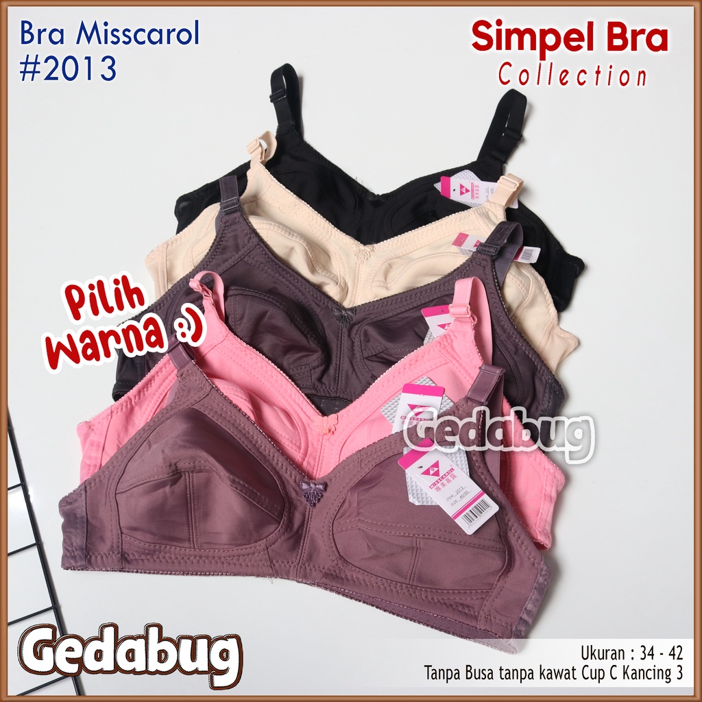 Bra BH Wanita Misscarol 2013 Bra sport wanita dewasa Tanpa Busa Kait Kancing 3 - Gedabug