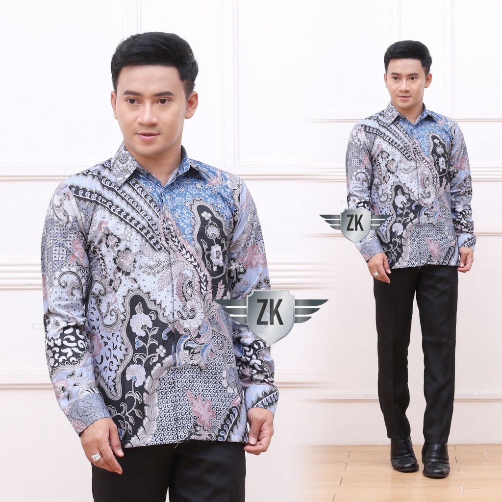 BATI TERMURAH TERBARU BATIK TURQIS BATIK BIRU MUDA M L XL XXL TERBARU KEMEJA BATIK PRIA LENGAN PANJANG TERBARU BATIK HIJAU SAGE