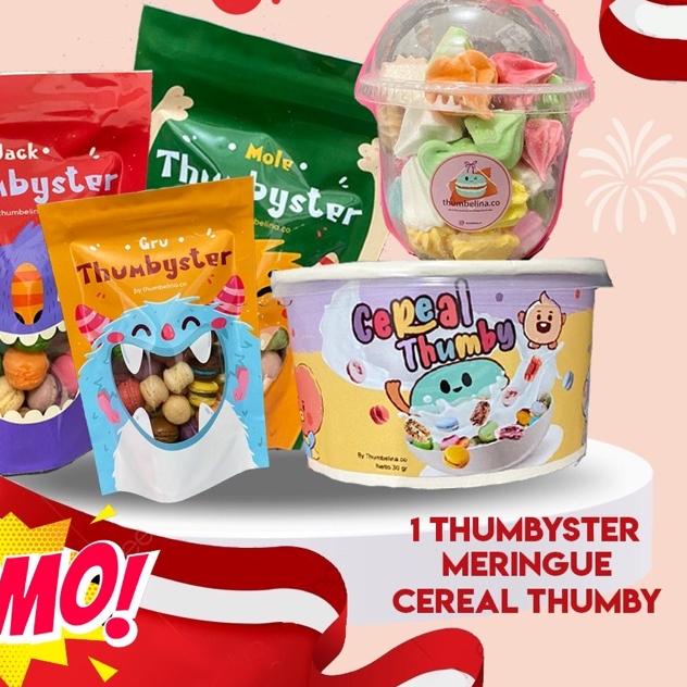 

♞ PAKET HEMAT 1 Macaron Thumbyster, Meringue, Cereal ❀