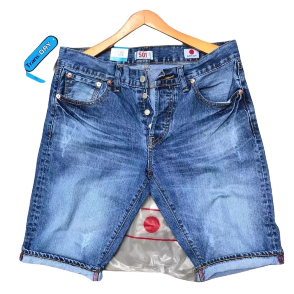promo celana pendek jeans 501 made in japan terbaru